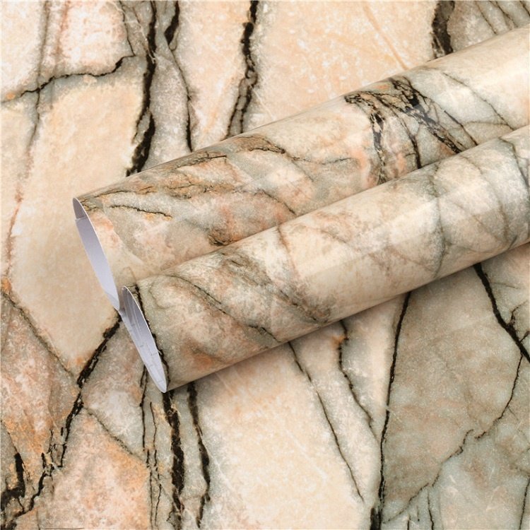 Wallpaper Contact Paper Self Adhesive Custom Marble Modern 3d Kitchen Black 3 Years 1pc/opp Bag Online Technical Support ISO9001