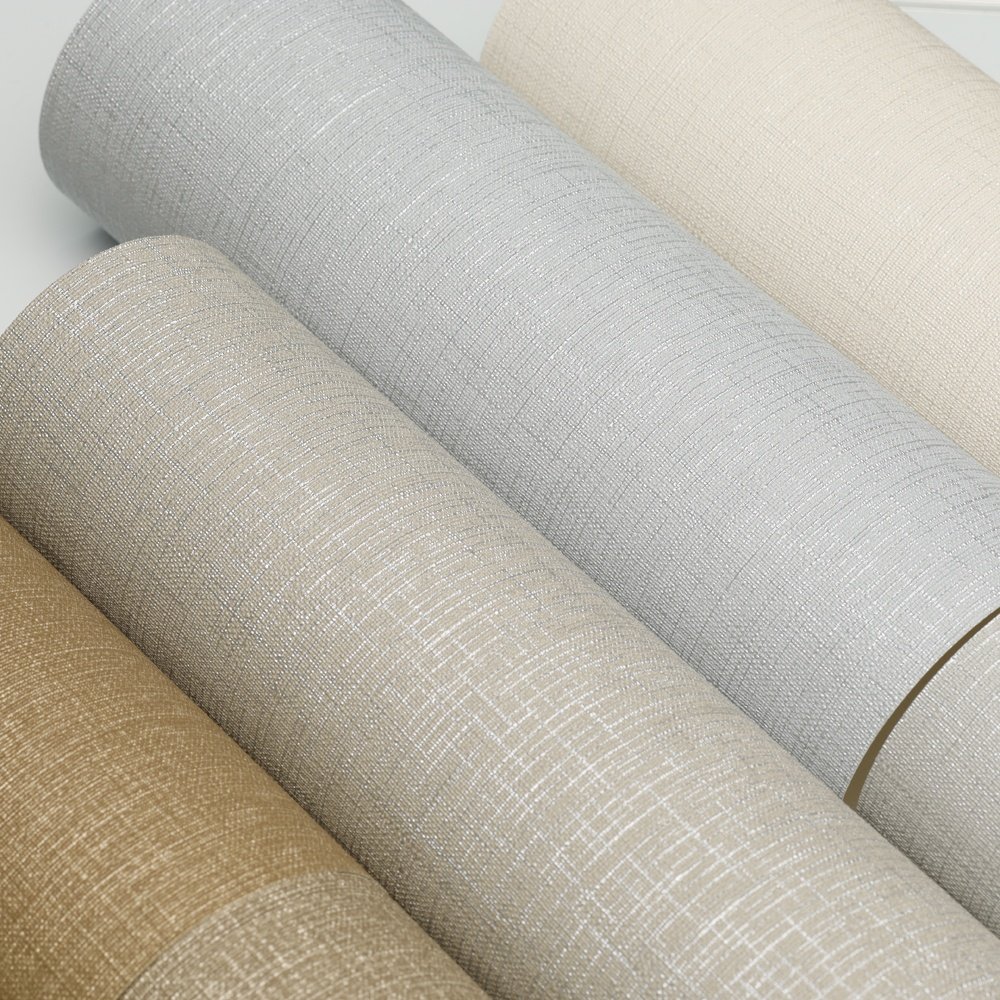 Factory Supply Modern 5 Star Hotel Project vinyl Fabric Backed wallpaper wall Covering commercial Wall Cloth home decoration