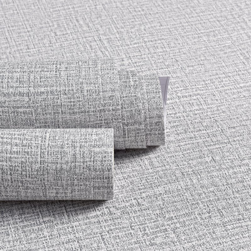Modern Light Luxury Style Elegant Light Grey Wallpaper Wallpaper Wallcoverings For Hotel Home Bedroom Livingroom