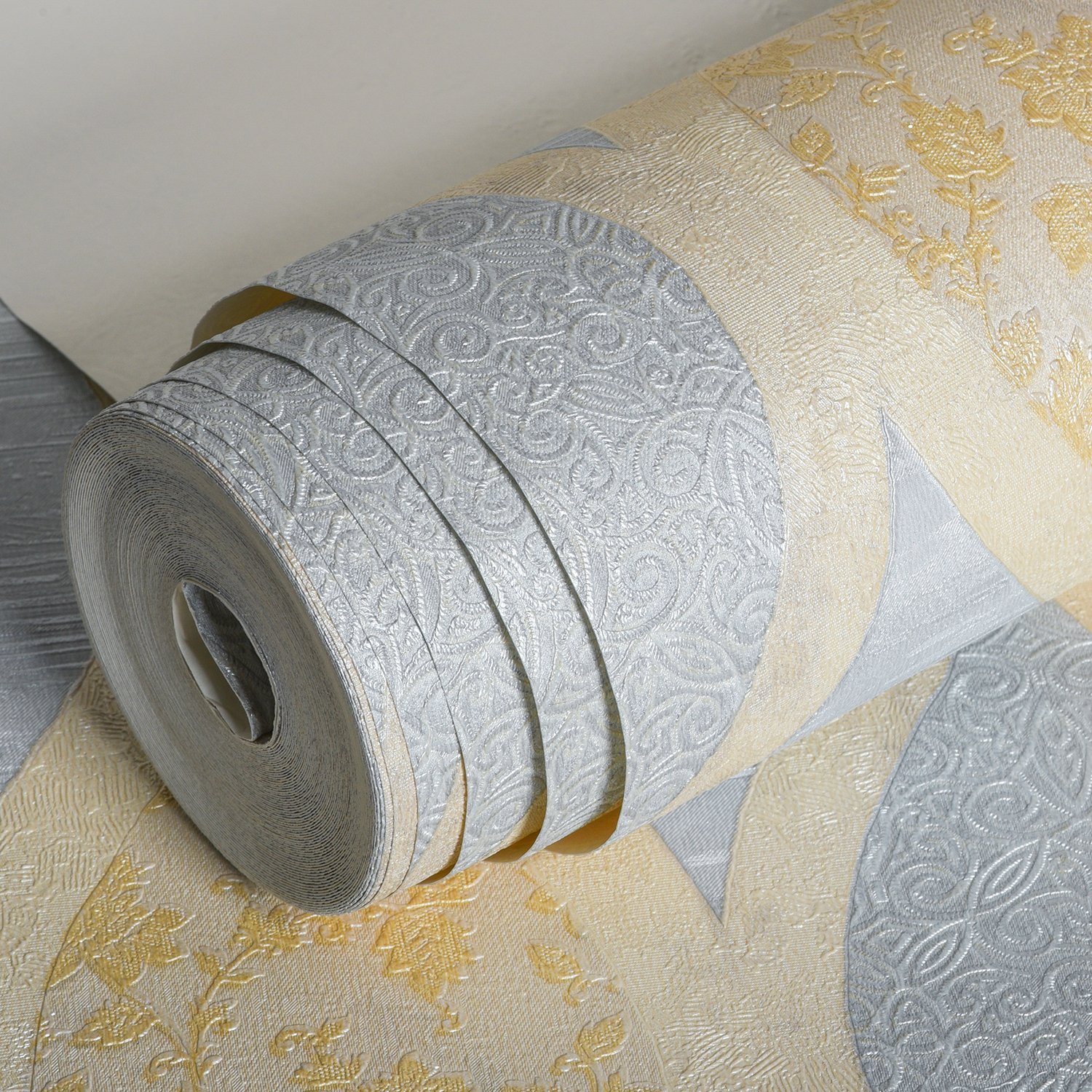 Modern Design 106cm PVC Wallpaper 3D Wallpaper Roll