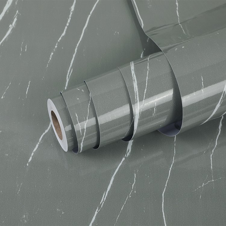 Self Adhesive Aluminum Foil Wallpaper for Kitchen Walls, Peel and Stick Self Adhesive Removable Waterproof Countertop Paper