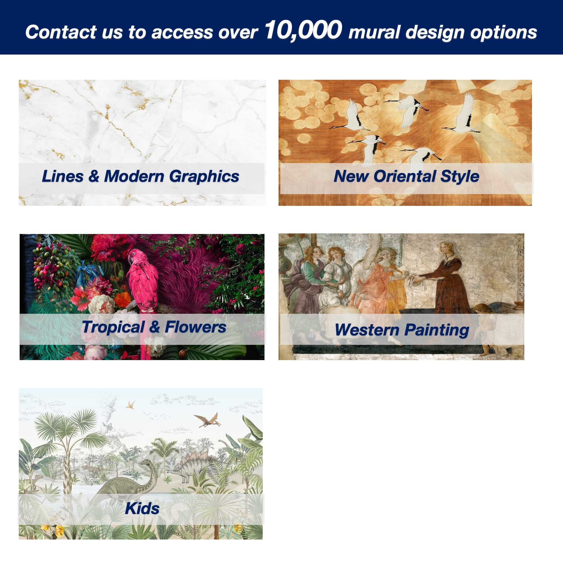 Custom 3D Floral & Natural Scenery Wallpaper Luxury Waterproof Fabric Wall Mural for Bedroom & Living Room Home Decoration