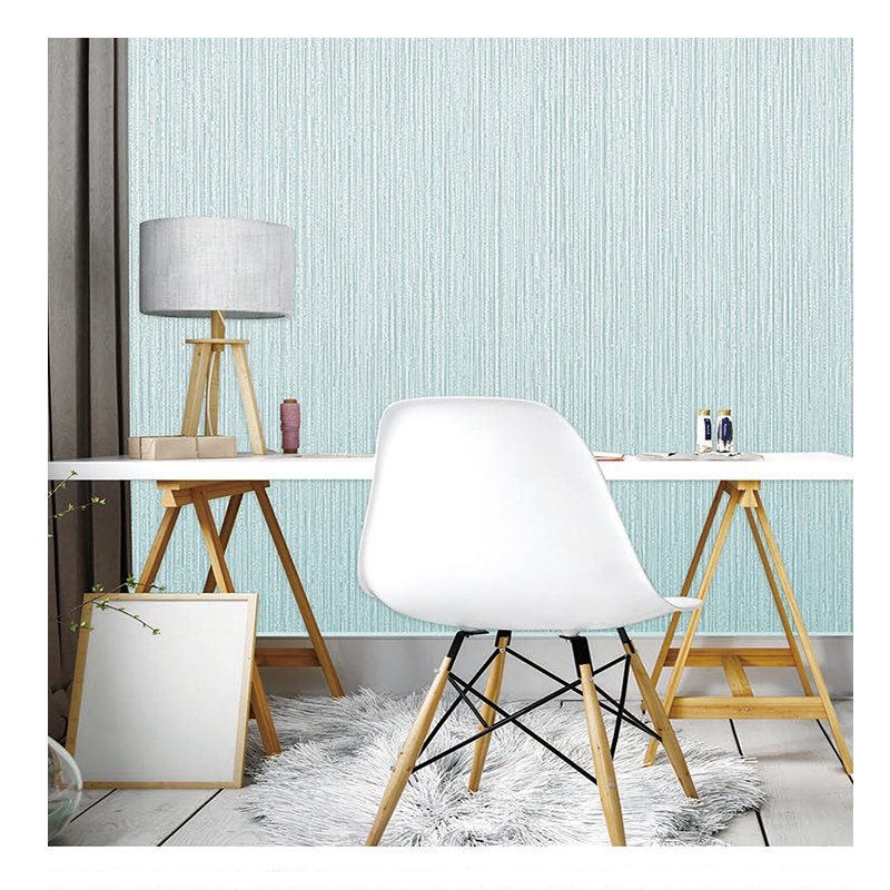 Manufacturer Wallpaper Nordic Modern Minimalist Plain Non-woven Wall Paper Bedroom Study Waterproof Wallpaper Rolls