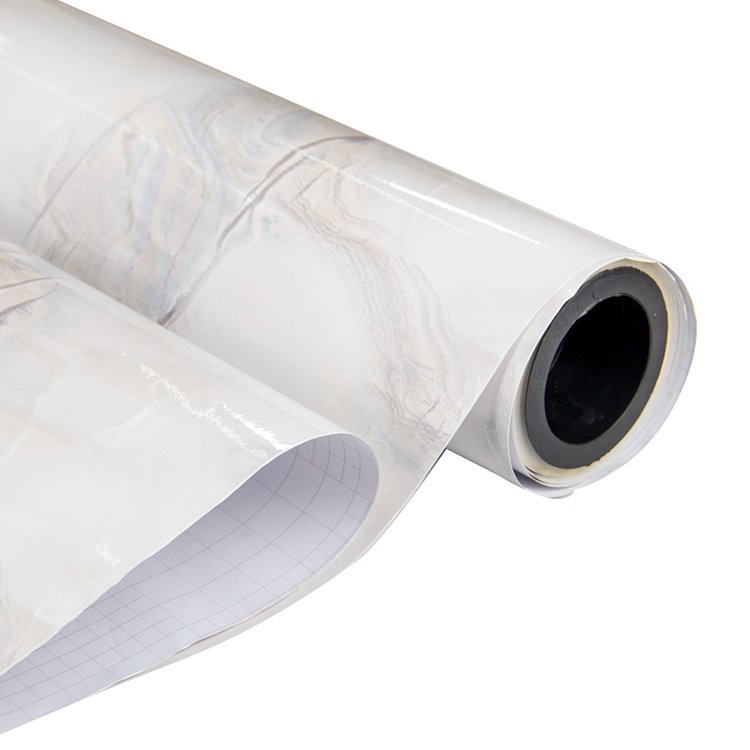 Hotel Home decoration special durable waterproof oilproof marble grain PVC film for color change