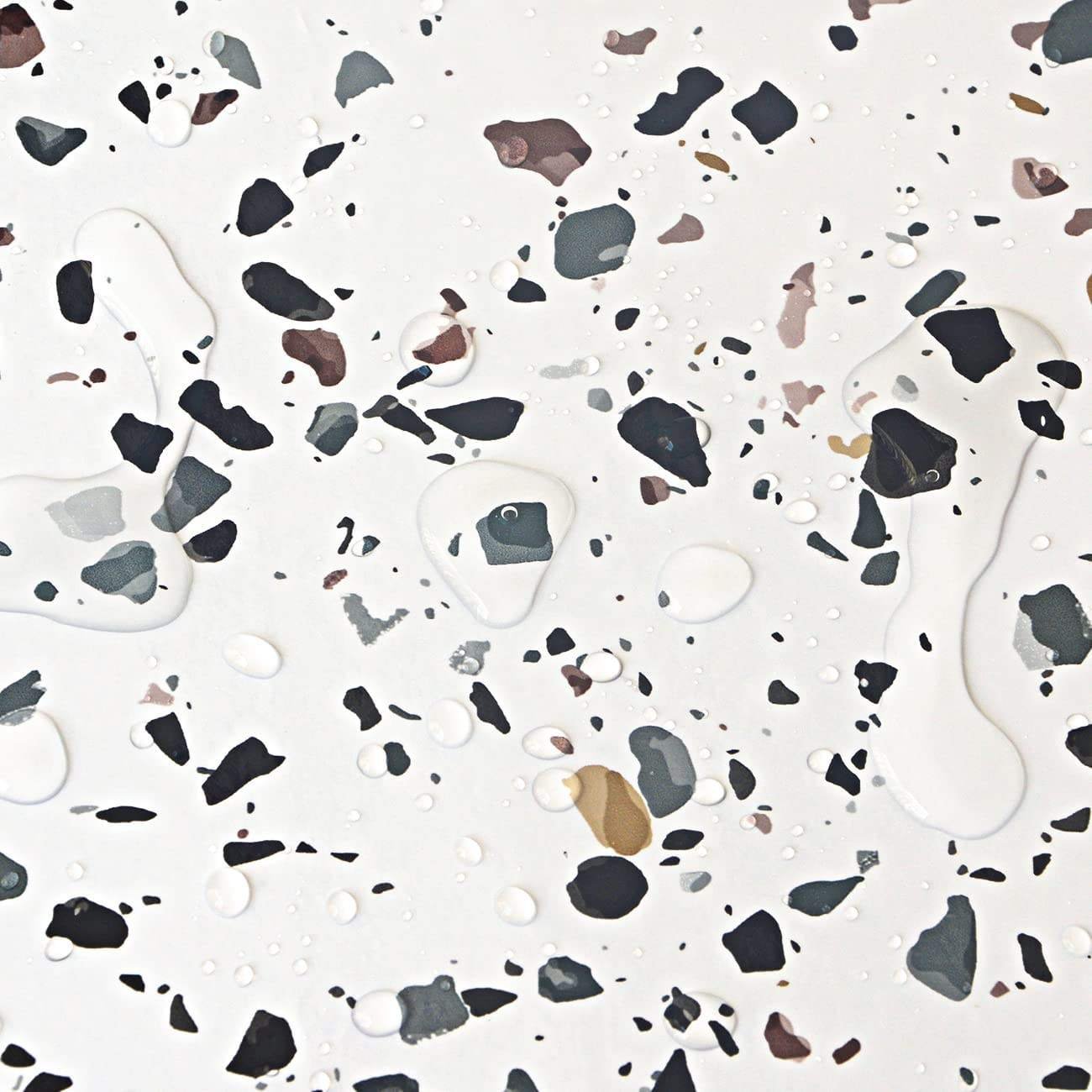 Waterproof Glossy Terrazzo Kitchen Wall Paper Self Adhesive Marble Sticker For Wall Vinyl Wallpaper Peel And Stick