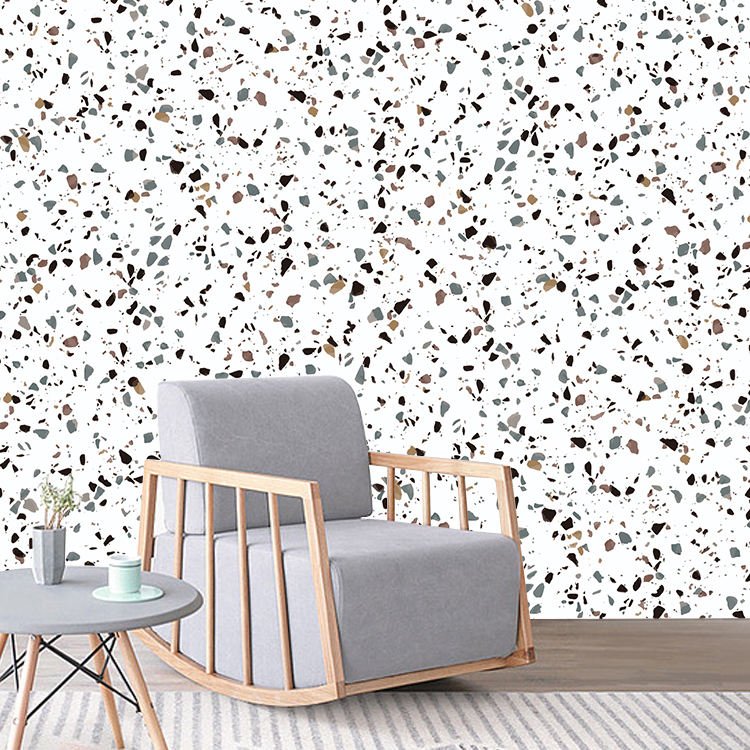 Waterproof Glossy Terrazzo Kitchen Wall Paper Self Adhesive Marble Sticker For Wall Vinyl Wallpaper Peel And Stick