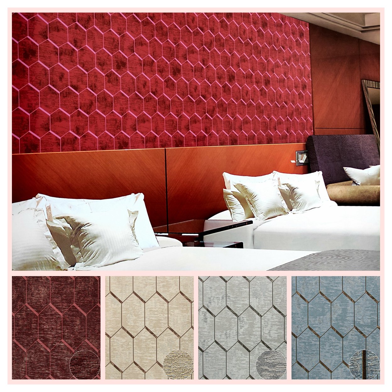 2021 designs vinyl wallpaper 3d wall paper, 3d room decorative wallcovering