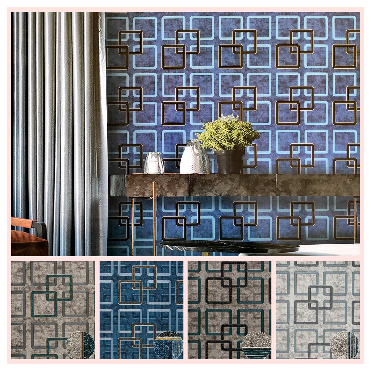 2021 designs vinyl wallpaper 3d wall paper, 3d room decorative wallcovering
