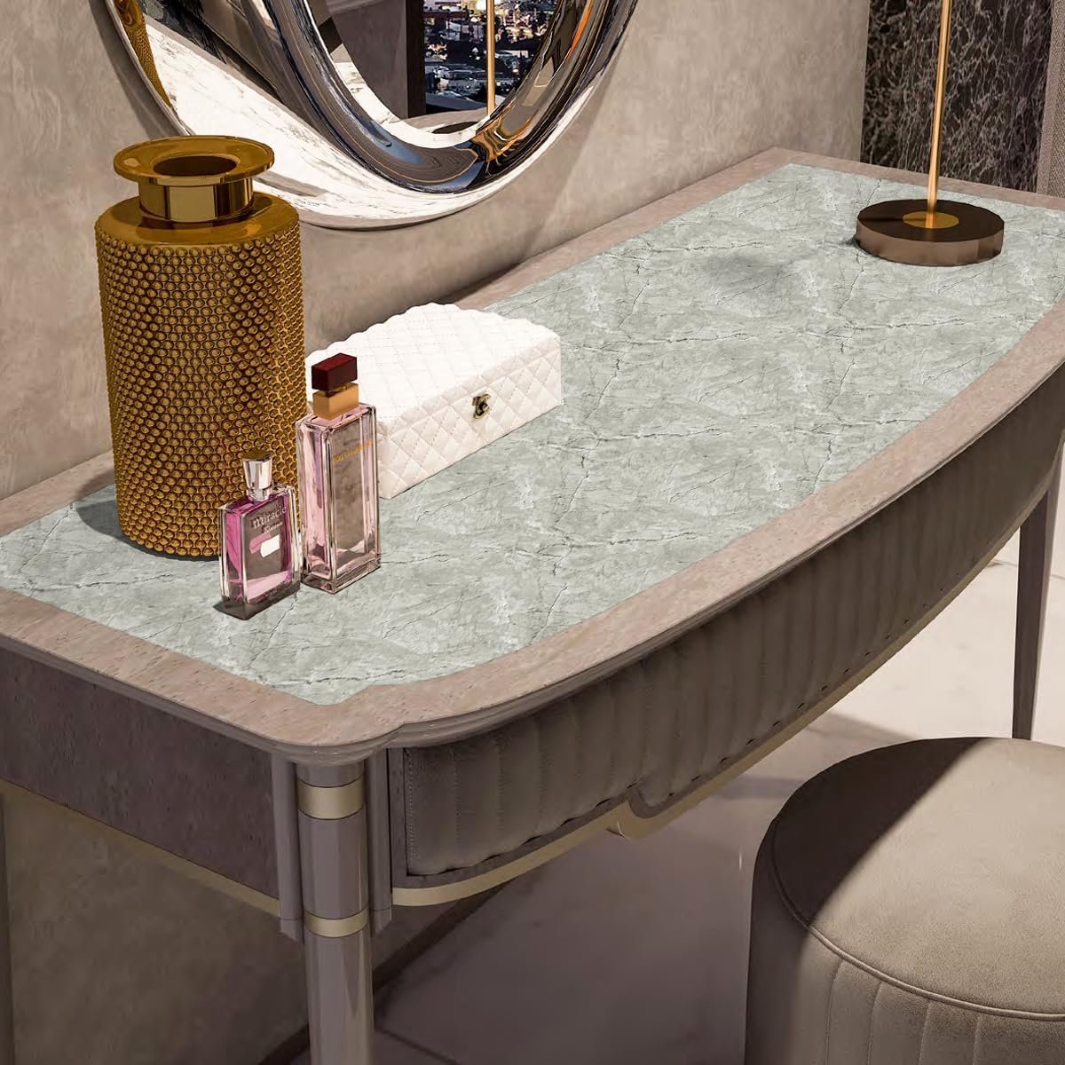 Waterproof wall contact paper peel and stick removable marble stickers PVC wallpaper self adhesive for kitchen toilet bathroom