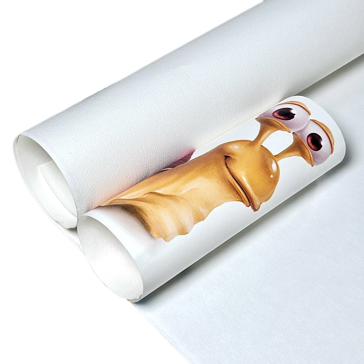White Blank Wallpaper Rolls Scratch Resistant Non Woven Wallpaper Inkjet Printing