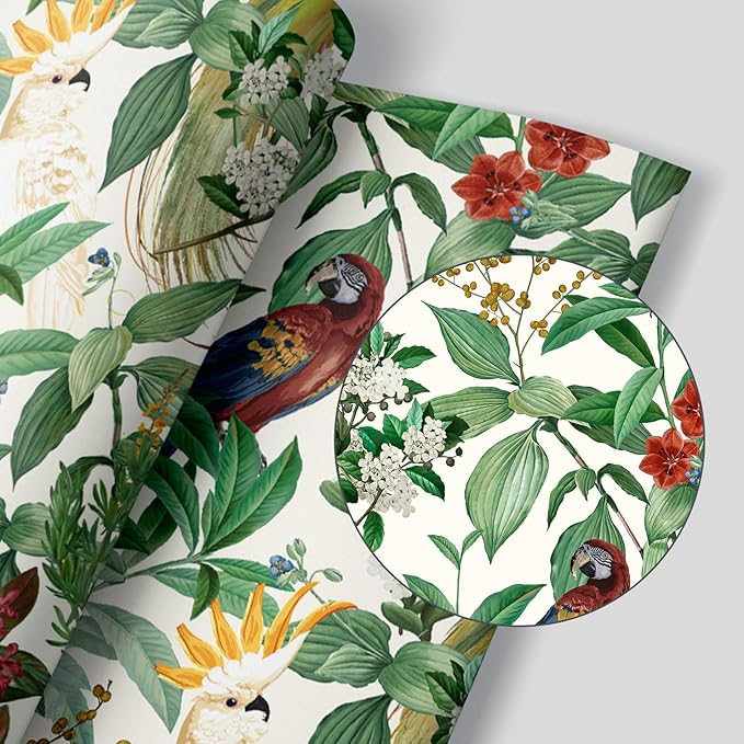 UDK New arrival Floral adhesive Wallpaper PVC stickers Peel & Stick wallpapers waterproof 45cm*10m For home Decoration