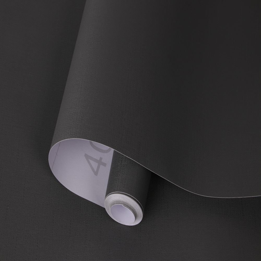 Self-adhesive colourful pvc wallpaper home decoration plain wallpaper wall covering dark black color