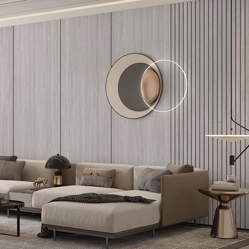 Gray Grid Pattern Wallpaper 3d Three-dimensional Wall Decorations Environmentally Friendly And Durable For Living Room,Bedroom