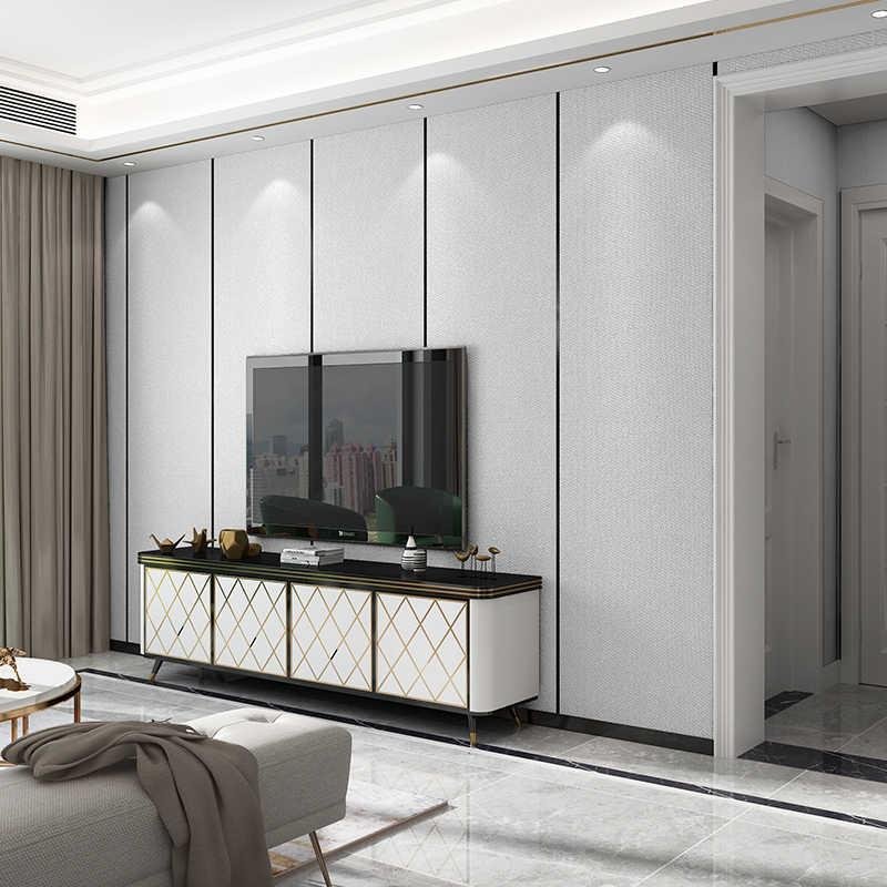 SXP Wallpaper Home Decoration Soundproof Ceiling Bedroom Wallcovering Foil Backing Thicken Roll Self Adhesive PVC Wallpaper