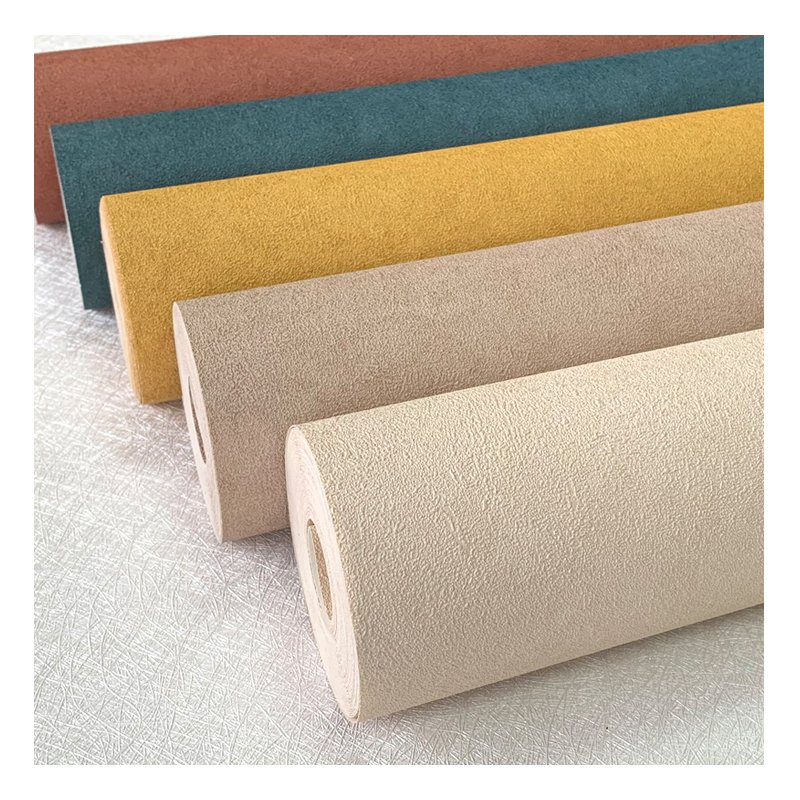 Factory Wholesale 0.53*10m Plain Color Custom Vinyl High Quality Non Woven Wallpaper for Hotel Decoration