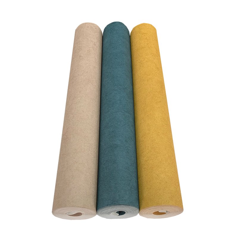 Factory Wholesale 0.53*10m Plain Color Custom Vinyl High Quality Non Woven Wallpaper for Hotel Decoration