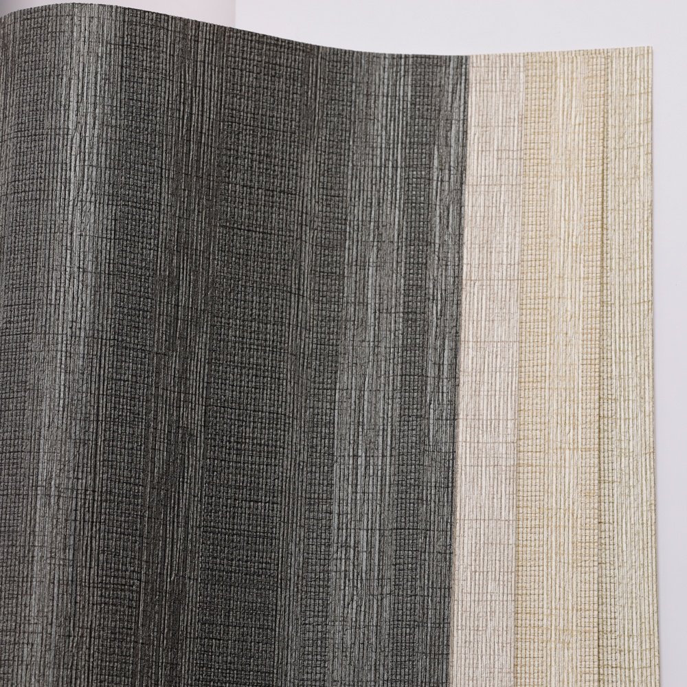 Professional service distinctive stripe Texture vinyl wallpaper functional wall covering 3d wall paper hotel bedhead background
