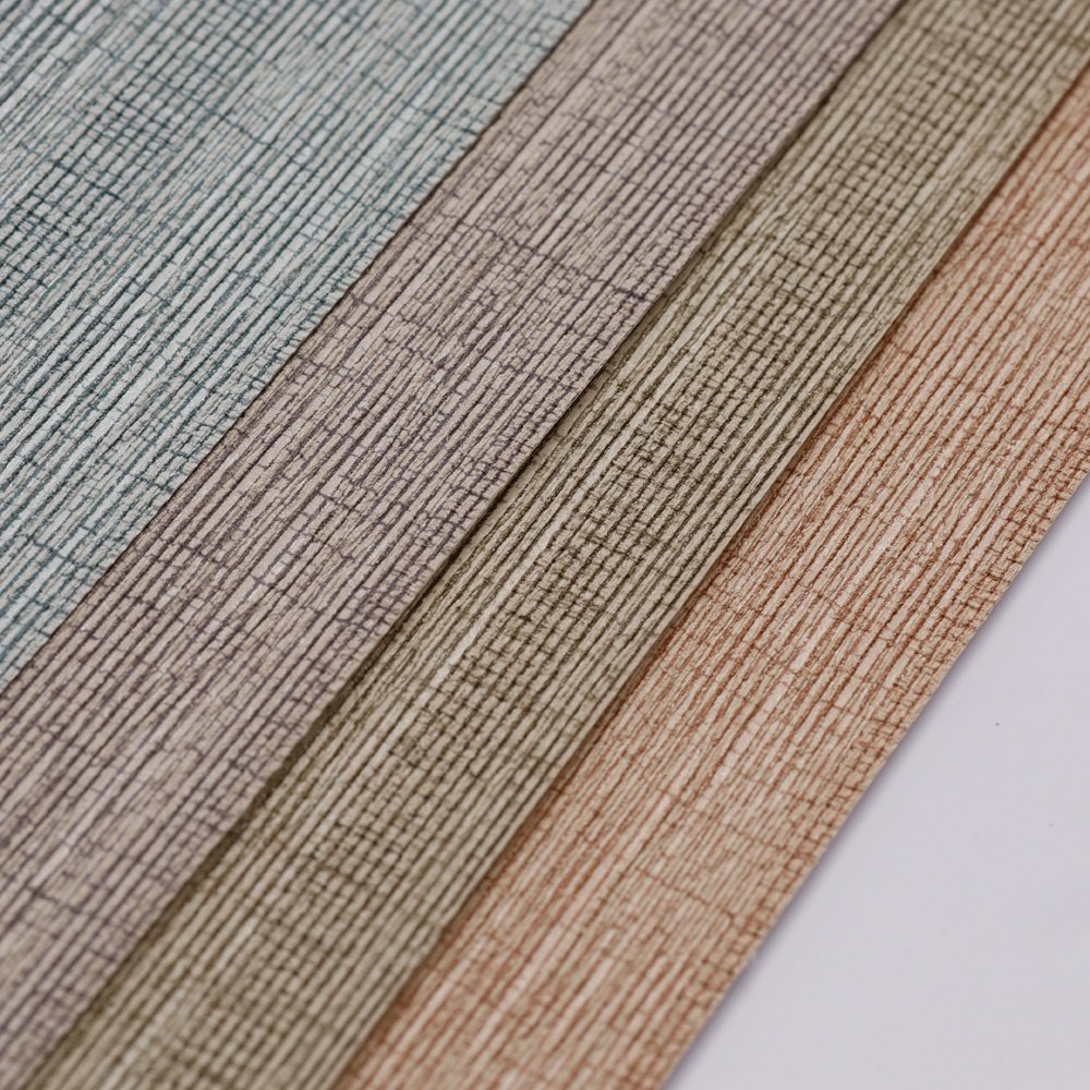 Professional service distinctive stripe Texture vinyl wallpaper functional wall covering 3d wall paper hotel bedhead background