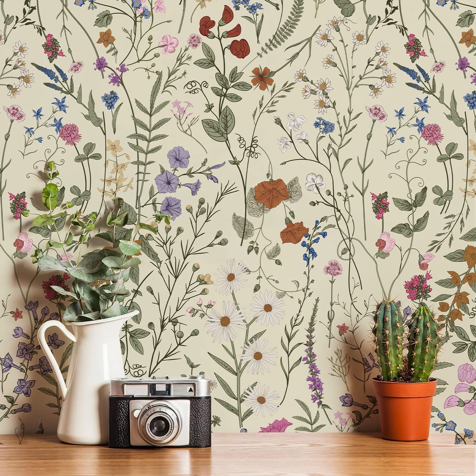 3d wallpaper self adhesive sticker nature flower suede wallpaper for home decoration