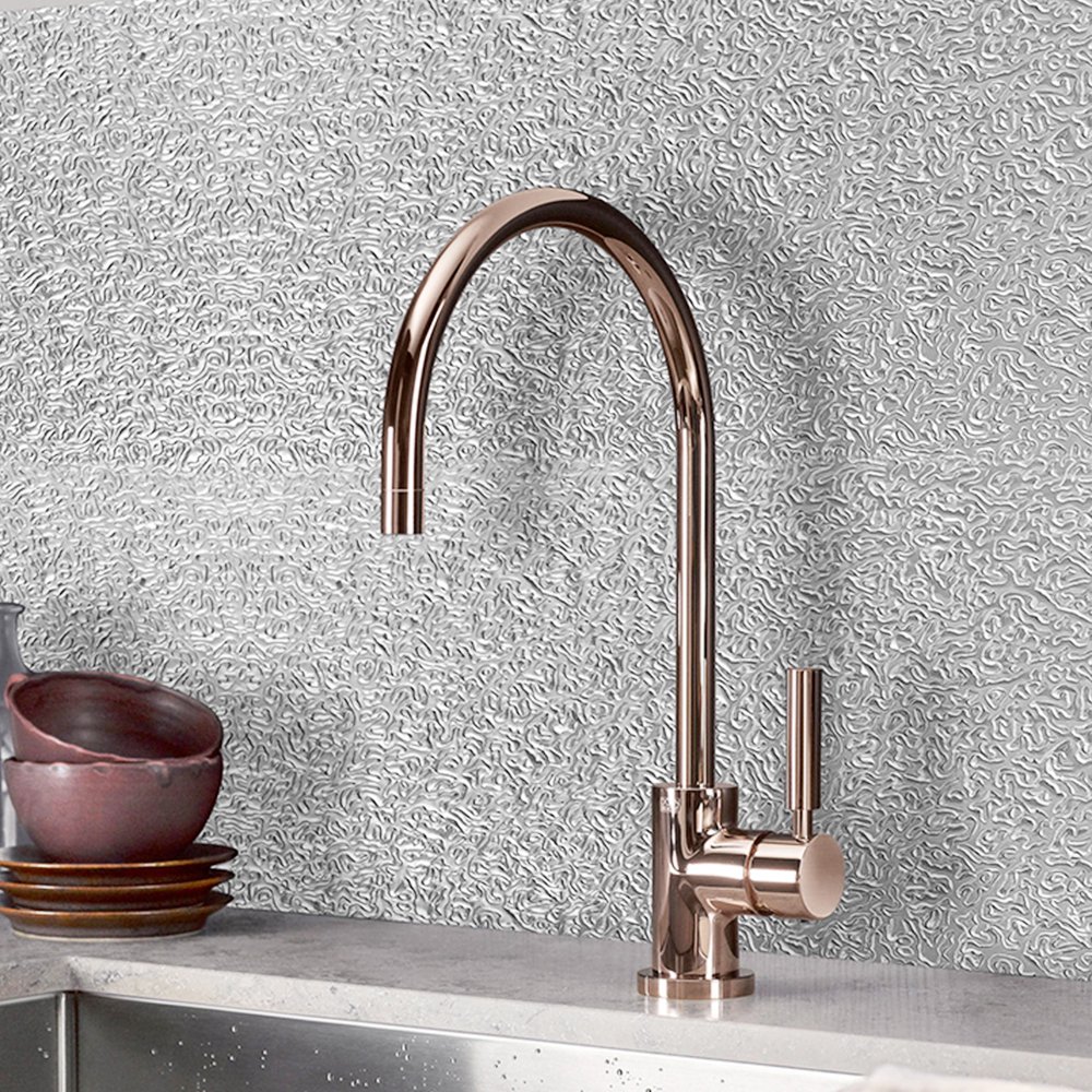 Kitchen adhesive silver cabinet waterproof pvc aluminum foil sticker wallpaper