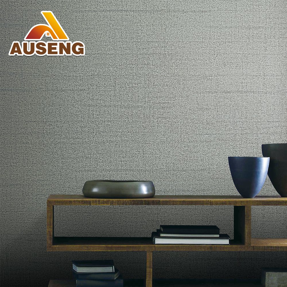 Fasion Design Modern Embossed Bedroom Textured Interior Designs Hotel PVC Wallpaper Apartment 20 OZ Vinyl Wallcovering