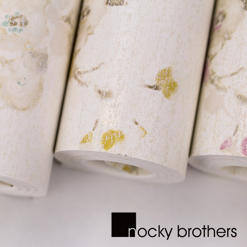 The environmental New Chinese style printed non woven wall paper wholesale for Living room bedroom restaurant TV wall wallpaper