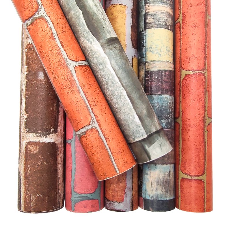 self adhesive brick wallpaper furniture films custom wallpaper stick and peel rolls