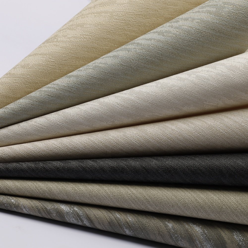 Wholesale Popular modern Texture ECO-friendly material wallpaper fabric backed vinyl wall paper Interior wall decoration