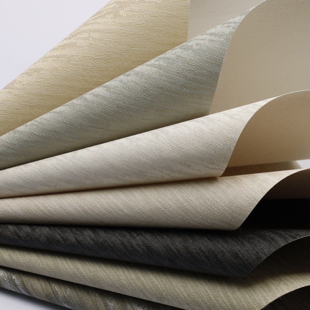 Wholesale Popular modern Texture ECO-friendly material wallpaper fabric backed vinyl wall paper Interior wall decoration