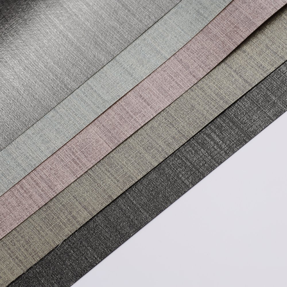 Factory Supply wholesale function wallpaper vinyl Fabric Texture wall paper Wall covering interior design for home decor hotel