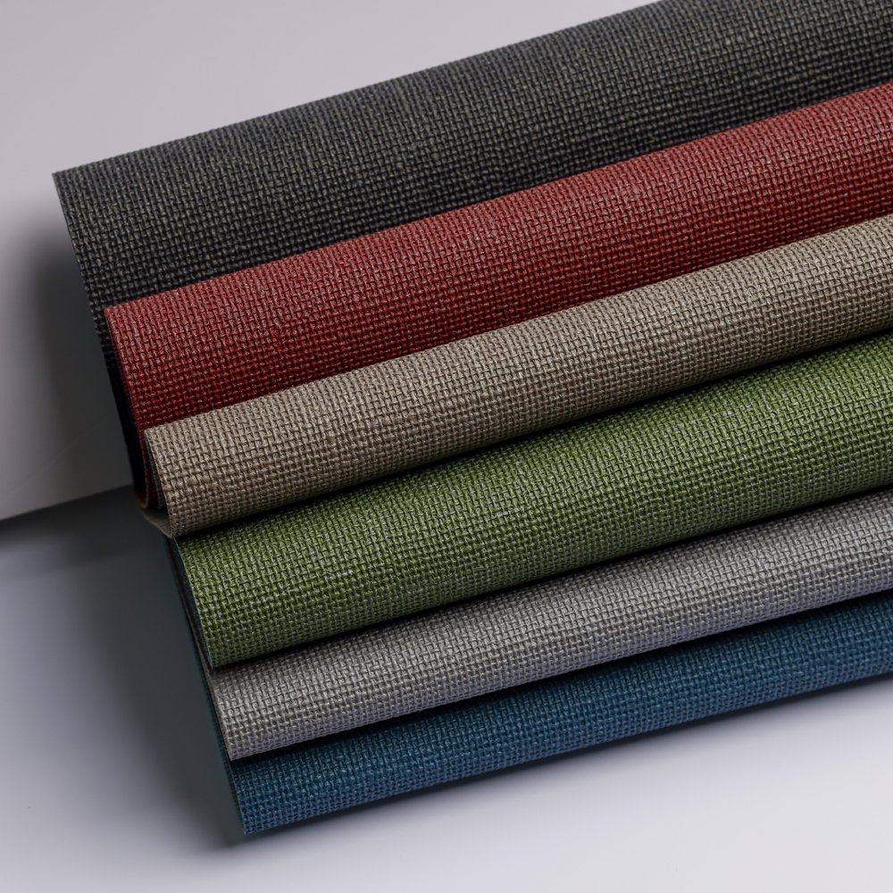 Factory Supply wholesale function wallpaper vinyl Fabric Texture wall paper Wall covering interior design for home decor hotel