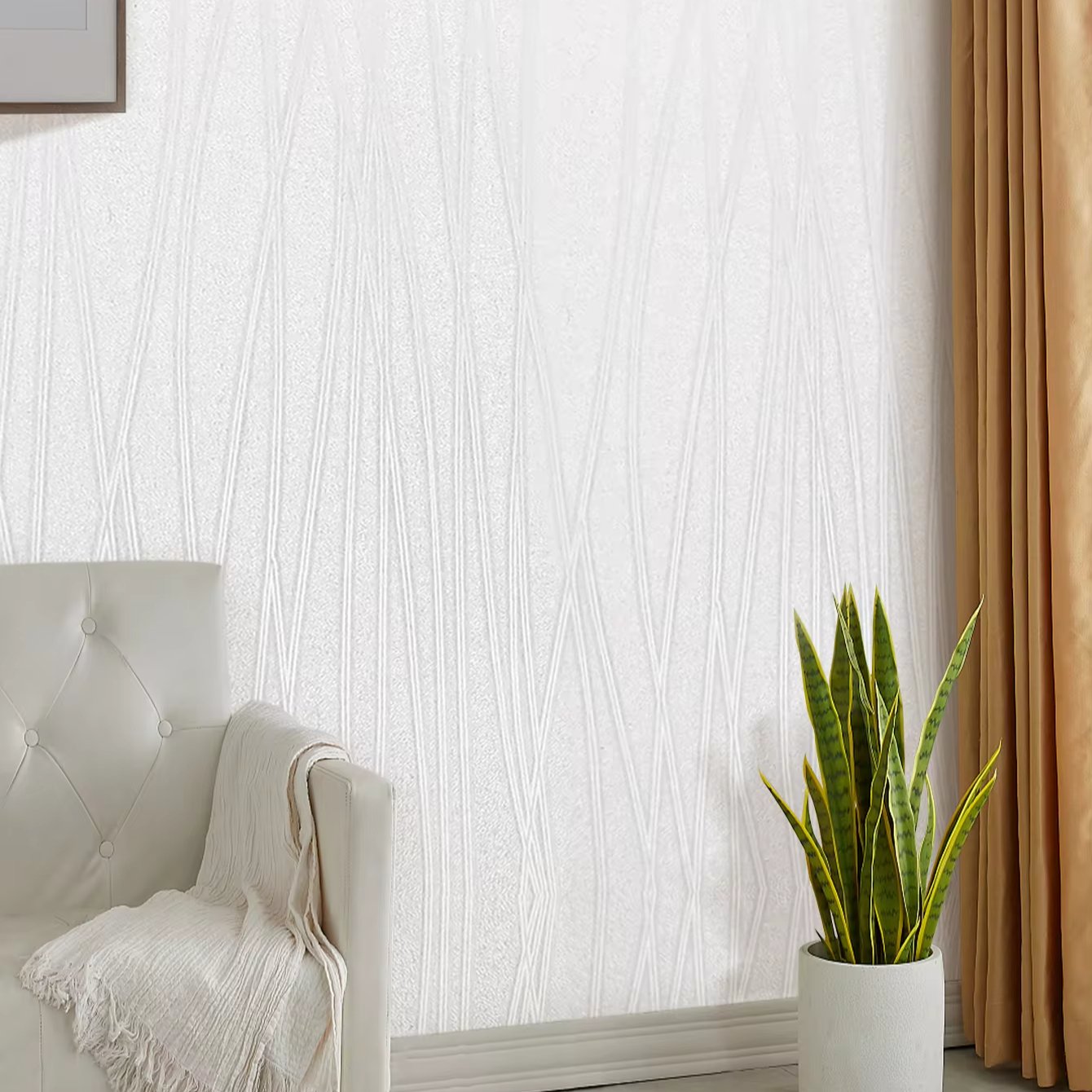 Diy Install Textile Non Woven Peel And Stick Self Adhesive Wallpapers For Wall Decorate
