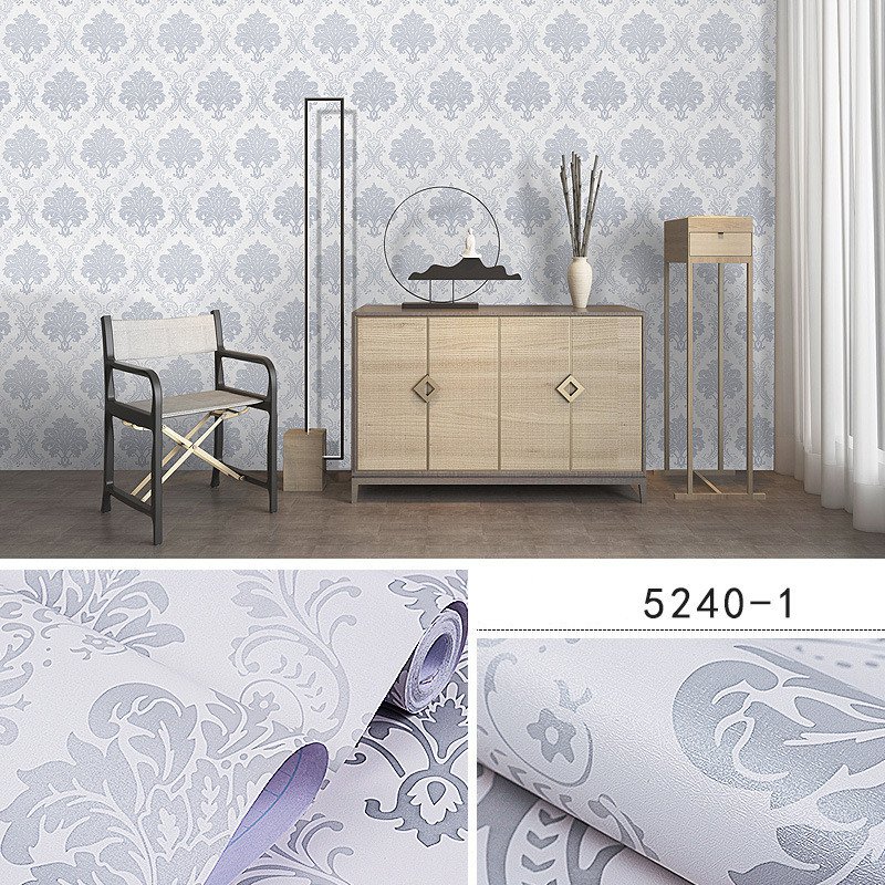 Hot sale hoEuropean style wallpaper self-adhesive PVC thickened waterproof bedroom dormitory background wall renovation sticker
