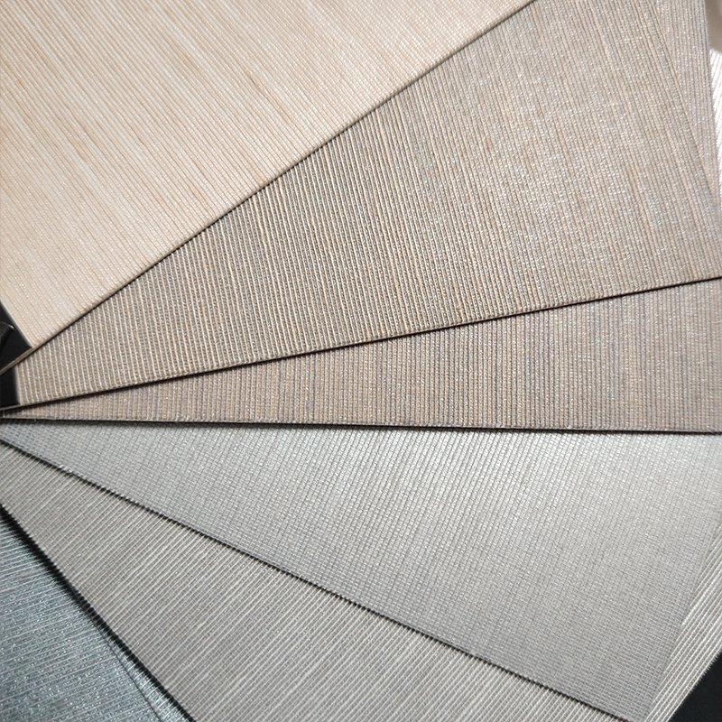 Wall Decoration Interior Luxury Wallcoverings matte silk wallpaper roll with paper back