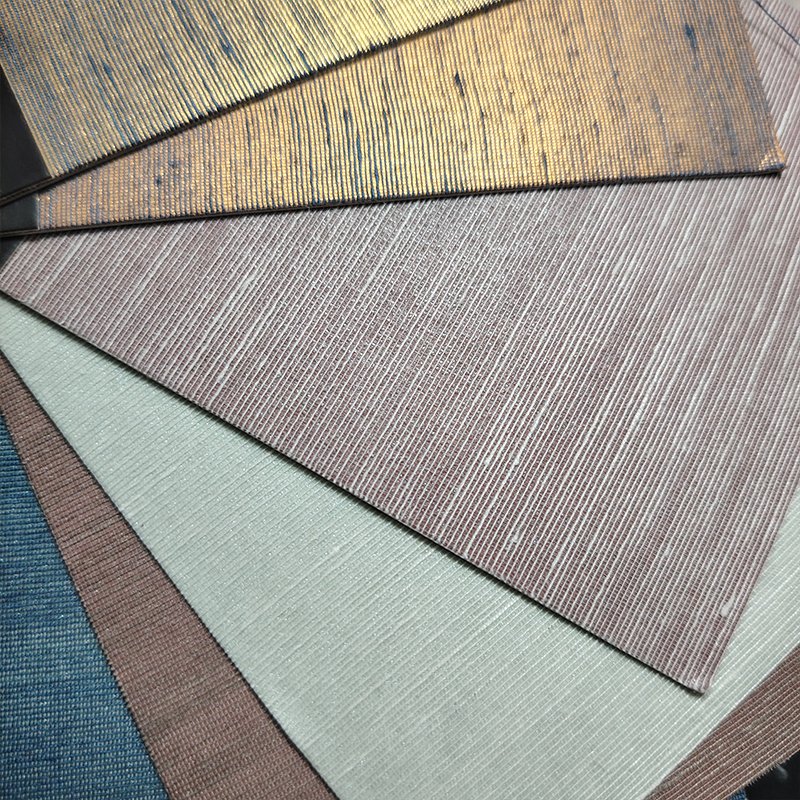 Wall Decoration Interior Luxury Wallcoverings matte silk wallpaper roll with paper back