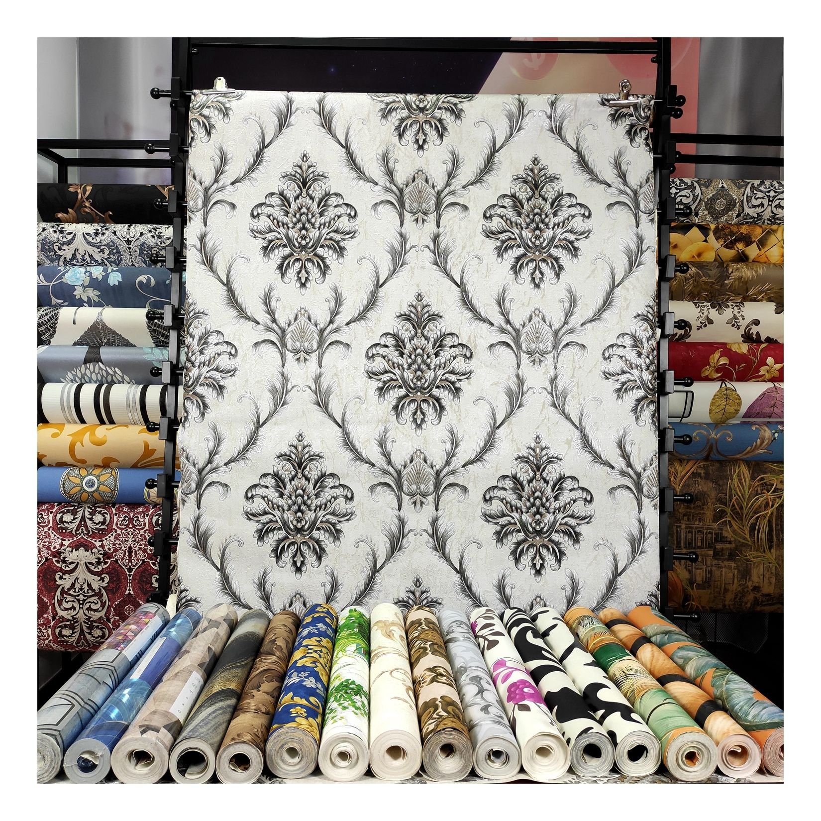 luxury wallpaper vertical wall stickers 3d home decoration wall art home decor