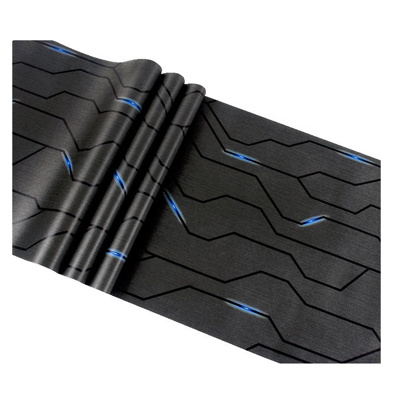 KTV 3d Technology Sense Internet Cafe Background Theme Gaming Hotel Decoration Wallpaper Modern Geometric