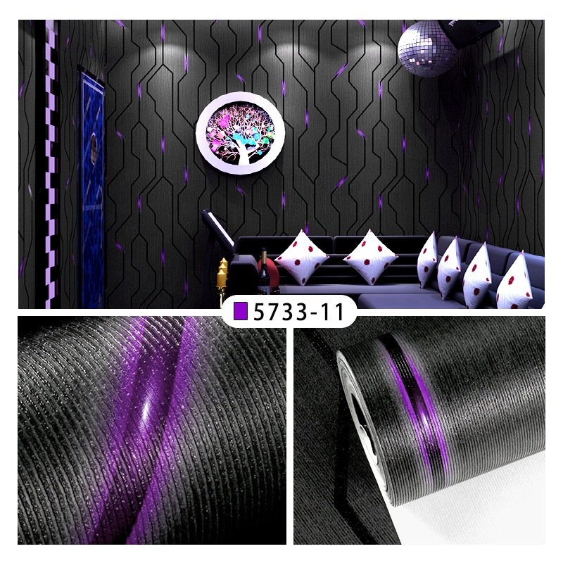 KTV 3d Technology Sense Internet Cafe Background Theme Gaming Hotel Decoration Wallpaper Modern Geometric
