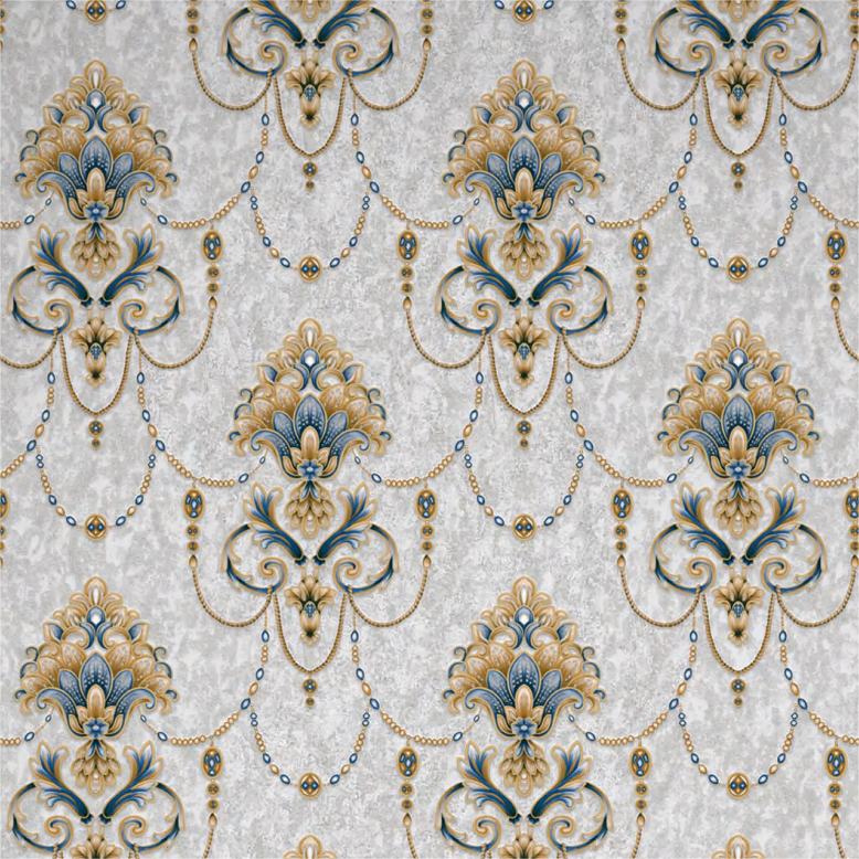 Modern style damask plain color pattern high quality 3d wall paper for living room pvc vinyl wall paper 10 meters roll