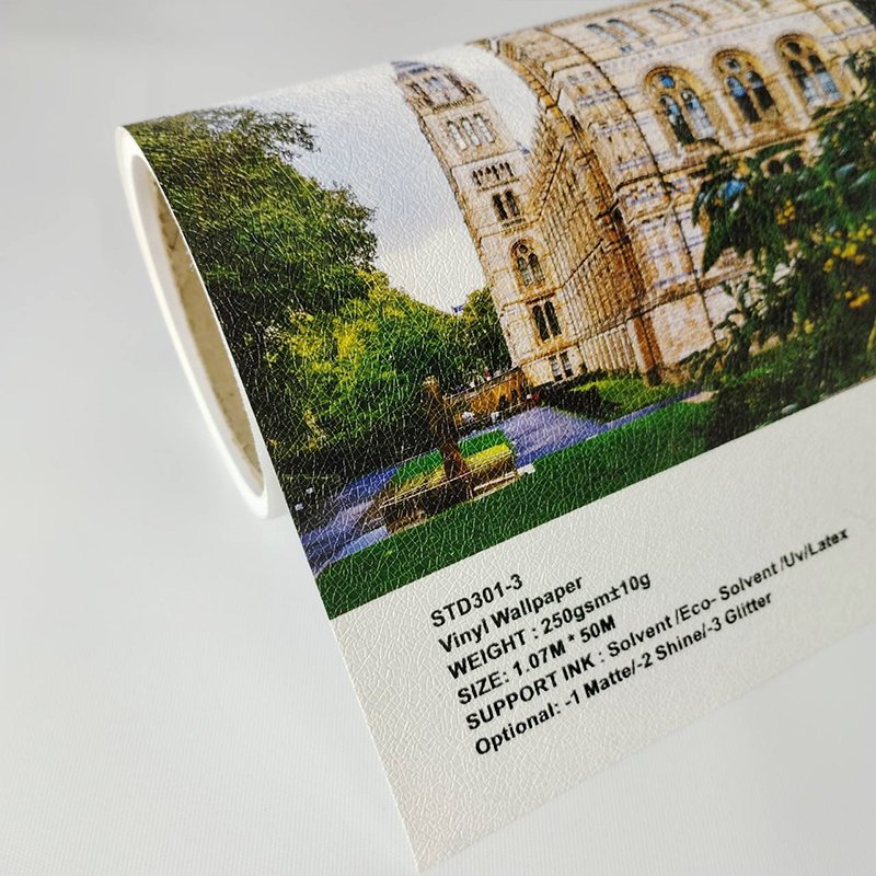 1.07m Width 250g Non Woven Vinyl Material Printable Wallpaper blank rolls