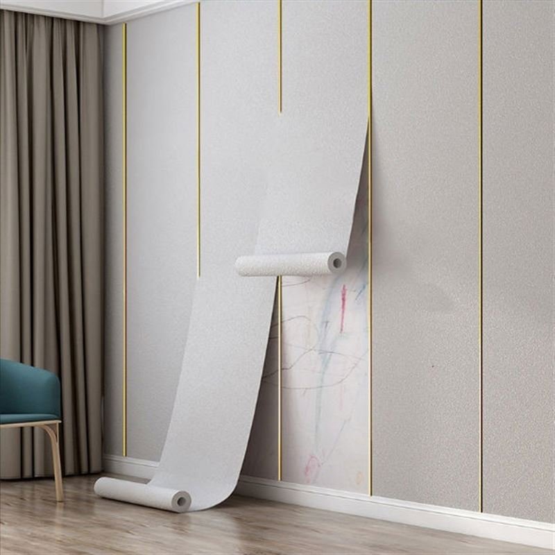 Natural Material Wall Paper Hand Made Natural Plant Grasscloth Wallpaper For Bedroom Walls