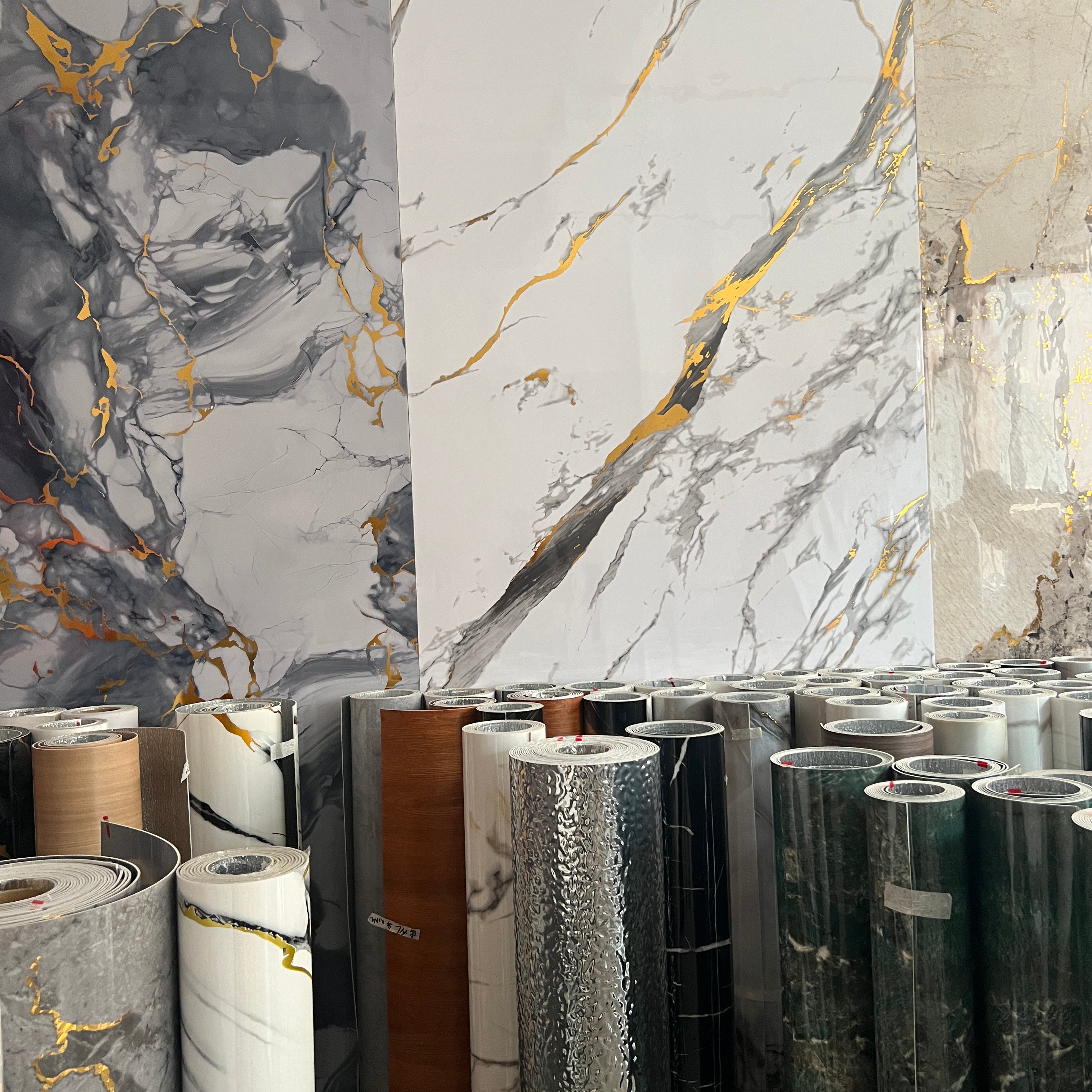 New arrival waterproof wallpaper rolls interior decoration marble photo wallpaper for home