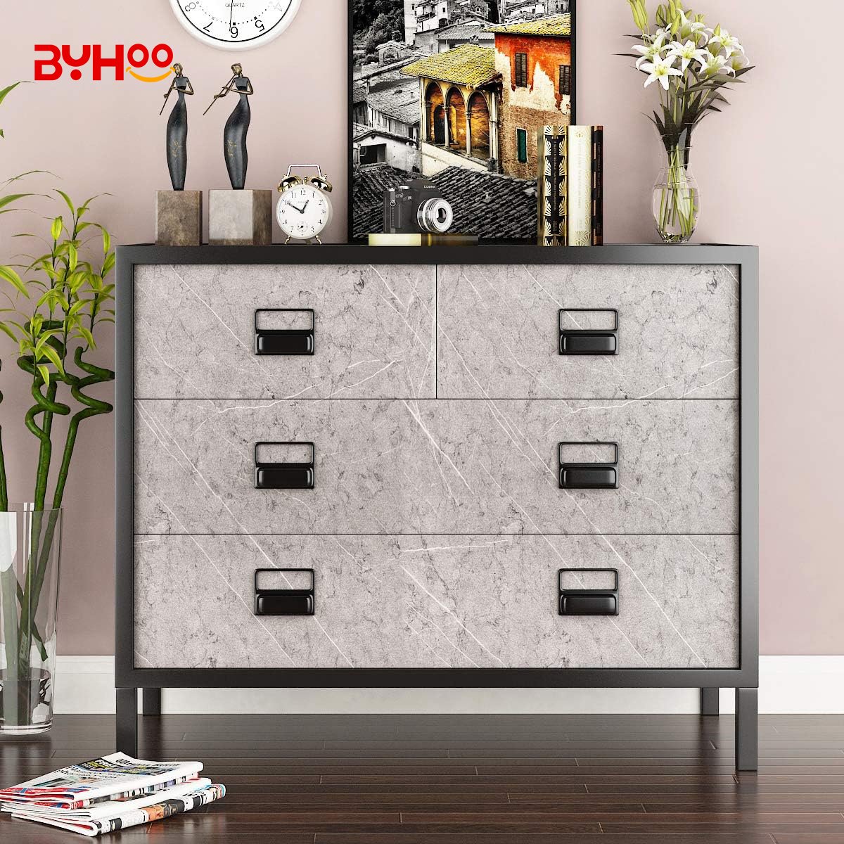 Wholesale Marble Paper Self Adhesive Waterproof Gloss Pvc WallPaper For Furniture Countertop Renovation
