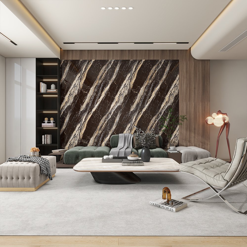Waterproof Foam Wallpaper Soft and Durable Interior Decor Wall Sticker for Living Room for Decorative Use