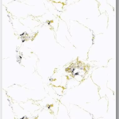Modern 2.5mm PVC Marble Wall Panel Damask Waterproof Sound-Absorbing UV Fireproof Indoor Home Commercial Decoration Hotels