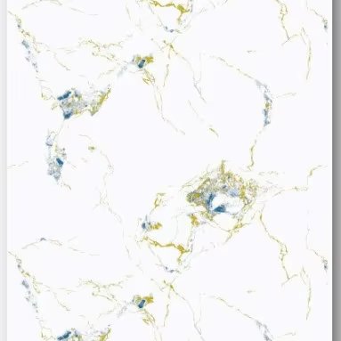 Modern 2.5mm PVC Marble Wall Panel Damask Waterproof Sound-Absorbing UV Fireproof Indoor Home Commercial Decoration Hotels