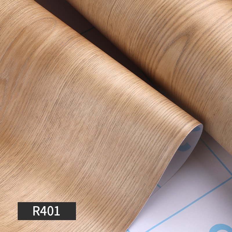 Gray color pvc wood wallpaper home decoration 3d wood grain self-adhesive contact paper furniture refurbishment wallpaper