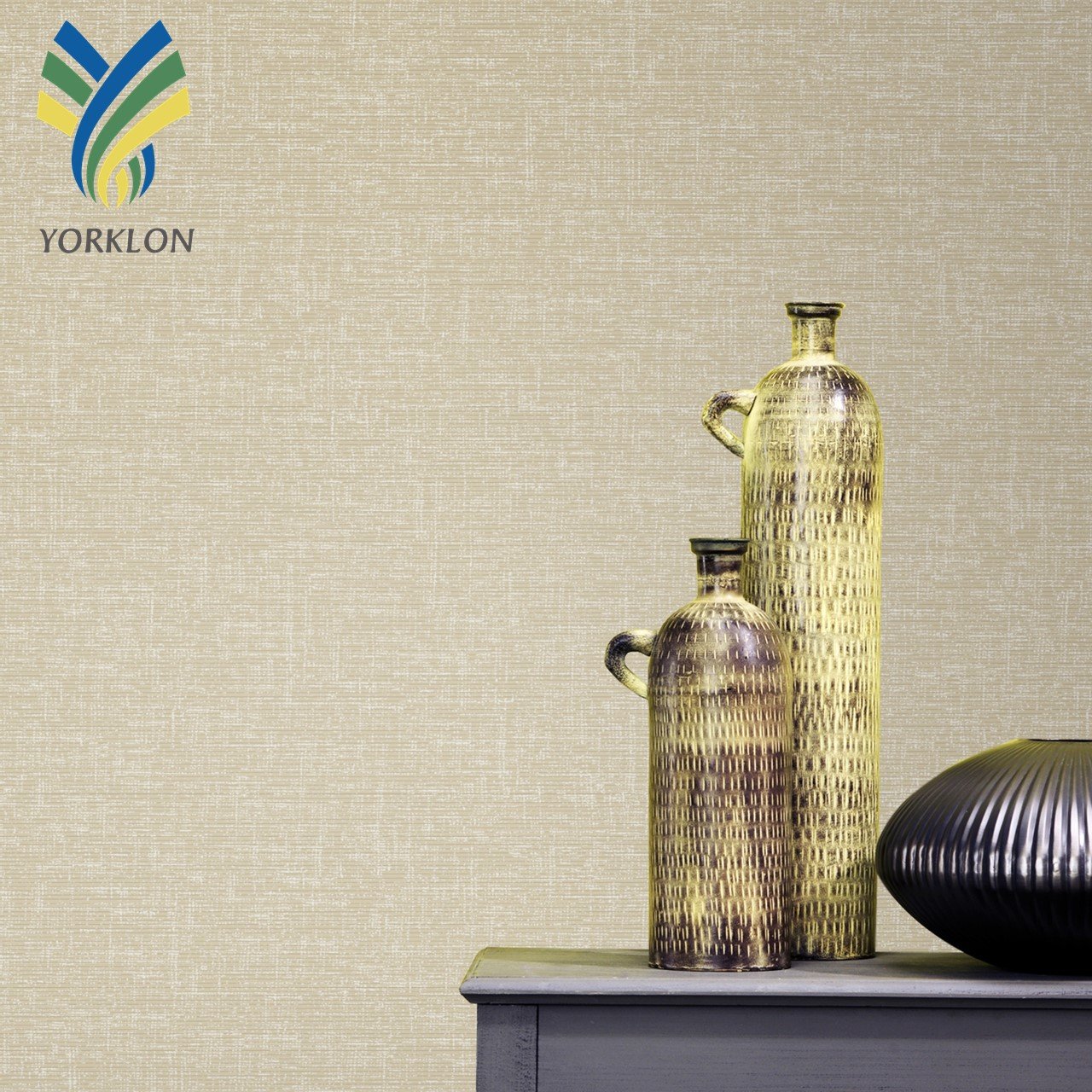 YWP IN Stock Closeout Wall Paper Rolls Wall Decor Background Stripe Vinyl PVC Non Woven Cheap Wallpaper Rolls