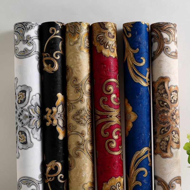3D damascus Wallpaper Hotel luxury decoration living room bedroom Interior design home wallpaper roll