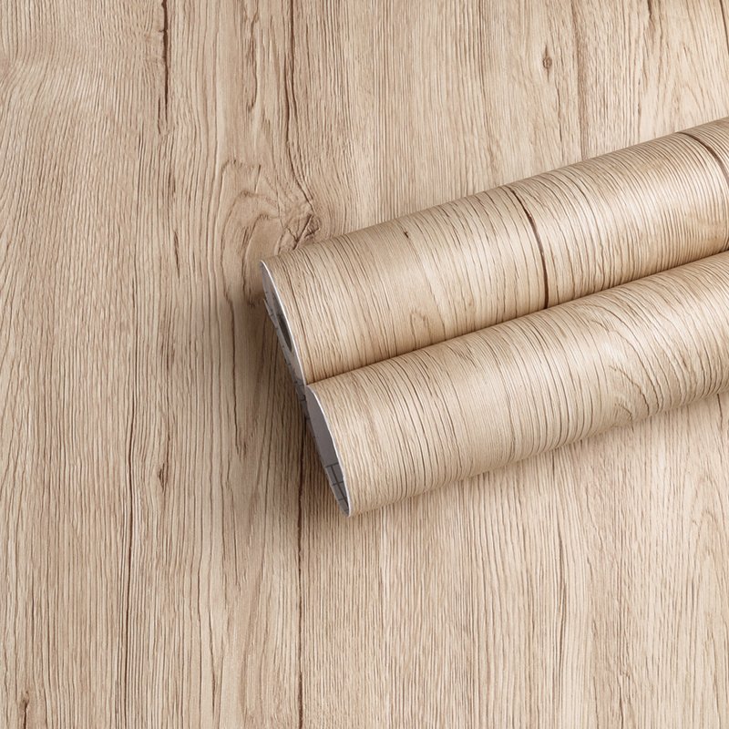 2024 Modern Abstract Wallpaper PVC Self Adhesive Paper Wood Wallpaper Paper Roll